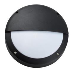 Plafoniera zewnętrzna obudowa z odlewanego aluminium klosz mleczny PC bez źródła światła IP54 LP-14-060 LAMPRIX