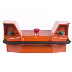 Pulpit sterowania dwuręcznego 2 przyciski   czerowony STOP 1R ze stopką T0-CEKPAB