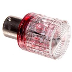 Dioda LED Ba15s 220V AC czerwona do kolumn sygnalizacyjnych T0-IKML220K