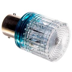 Dioda LED Ba15s 220V AC niebieska do kolumn sygnalizacyjnych T0-IKML220M