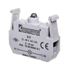 Element podświetlający biały 12-30V AC/DC do przycisków B LED T0-B5