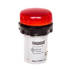 Lampka sygnalizacyjna 230V czerwona T0-MBSP220K
