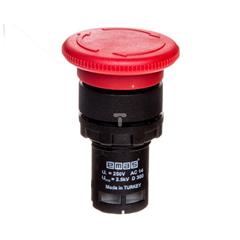 Przycisk sterowniczy monoblok bez samopowrotu czerwony 1R T0-MB200E