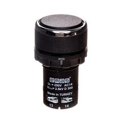 Przycisk sterowniczy monoblok czarny 1Z 1R T0-MB102DH