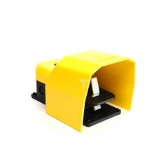 Wyłącznik nożny pojedynczy bez drążka z osłoną żółty tworzywo 1Z 1R T0-PDKA11BX10