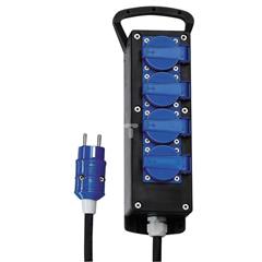 Rozdzielnica listwowa przenośna 4x16A 230V IP44 53739