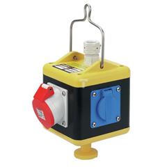 Rozdzielnica podwieszana Uni-block 3x16A 230V, 1xCEE 16A 5P 400V IP44 57510