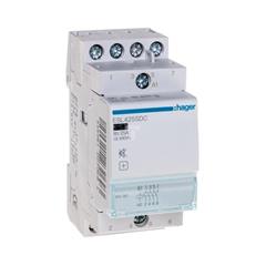 Stycznik modułowy cichy 25A 4Z 12V AC/DC ESL425SDC