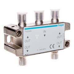 Rozdzielacz sygnału TV 4 krotny TN204S