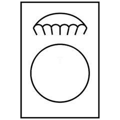 Etykieta, 30x40mm, biały, slow ZB2BY4933