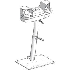 Kaseta sterująca+podstawa, 2 przyciski+1 STOP XY2SB724