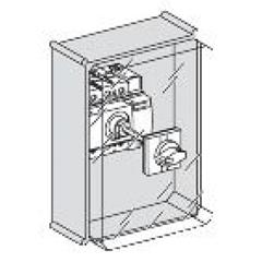 Obudowa odporna na wpływy atm., czerw. rączka -plastik do Interpact IN40...160 28968