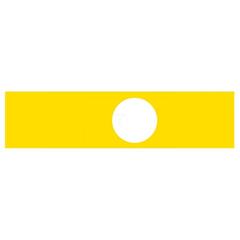 Etykieta żółta do kaset 150x38mm samoprzylepna z wycięciem 22x22mm bez opisu Sirius ACT 3SU1900-0BE31-0AA0