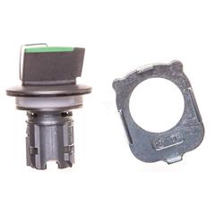 Napęd przełącznika 3 położeniowy I-O-II 30mm zielony podświetlany z samopowrotu metal mat IP69k Sirius ACT 3SU1062-2DM40-0AA0