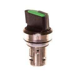 Napęd przełącznika 2 położeniowy O-I 22mm zielony z podświetleniem bez samopowrotu metal IP69k Sirius ACT 3SU1052-2BF40-0A