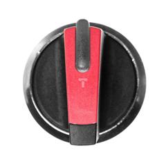 Napęd przełącznika 3 położeniowy I>O<II 22mm czerwony z podświetleniem z samopowrotem metal mat IP69k Sirius ACT 3SU1052-2BM20