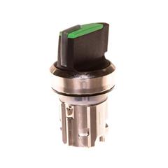 Napęd przełącznika 3 położeniowy I-O<II 22mm zielony podświetlany stabilny/niestabilny metal mat IP69k Sirius ACT 3SU1052-2BN40