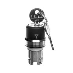 Napęd przełącznika 3 położeniowy I-O-II 22mm 2x klucz RONIS 455 bez samopowrotu metalowy IP69k Sirius ACT 3SU1050-4CL01-0AA0