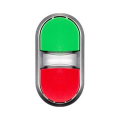 Napęd przycisku podwójnego 22mm zielony i czerwony z podświetleniem plastikowy IP69k Sirius ACT 3SU1031-3AB42-0AA0