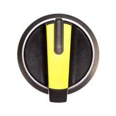 Napęd przełącznika 3 położeniowy I-O-II 22mm żółty z podświetleniem bez samopowrotu plastik IP69k Sirius ACT 3SU1032-2BL30-0AA0