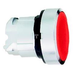 Główka przycisku kryta czerw. O22 push-push zing. LED bez ozn. ZB4BH04