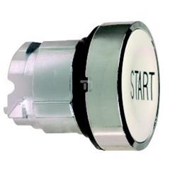 Główka przyc. biała kryta O 22, z sam. powr., START ZB4BA133