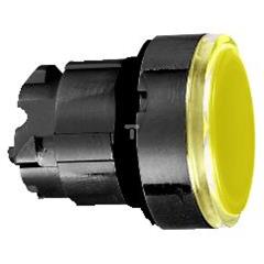 Główka przycisku podśw. pamarańcz. kryta, O22, z sam. powt. zint. LED ZB4BW3537