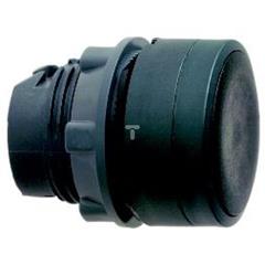 Główka przycisku czarna kryta O 22, z sam. powr., bez ozn. ZB5AA24