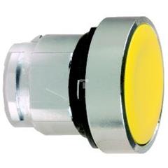 Główka przycisku kryta żółta O22 push-push zing. LED bez ozn. ZB4BH05