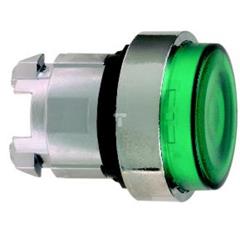 Główka przycisku wyst. ziel. podśw. O22 push-push zing. LED ZB4BH33