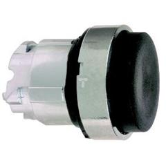 Główka okrągła przycisku czarna wyst. O22, z sam. powr., bez ozn. ZB4BL2