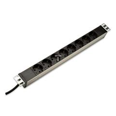 Listwa zasilająca do szaf rack (PDU) 19cali 8x Schuko DN-95401