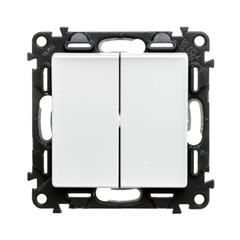 VALENA LIFE Łącznik schodowy podwójny biały 752108