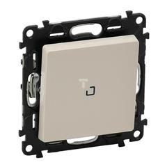 VALENA LIFE Łącznik jednobiegunowy z podświetleniem kremowy 752210