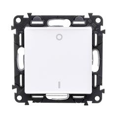 VALENA LIFE Łącznik dwubiegunowy biały 752102