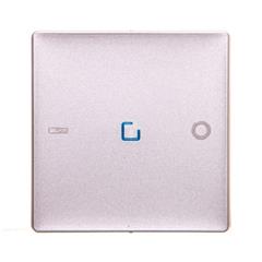 VALENA LIFE Plakietka łącznika ze wskaźnikiem aluminium 755042