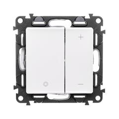 VALENA LIFE Ściemniacz przyciskowy biały 752162