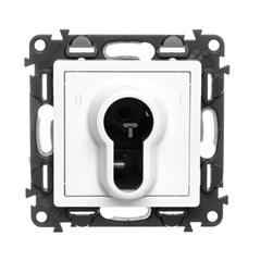 VALENA LIFE Łącznik na kluczyk 2-pozycyjny biały 752125