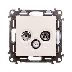 VALENA LIFE Gniazdo antenowe RTV/SAT końcowe kremowy 753252