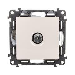 VALENA LIFE Gniazdo antenowe TV końcowe kremowy 753260