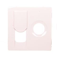 VALENA LIFE Plakietka gniazda teleinformatycznego TV/RJ45 kremowy 754831