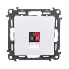 VALENA LIFE Gniazdo głośnikowe biały 753172