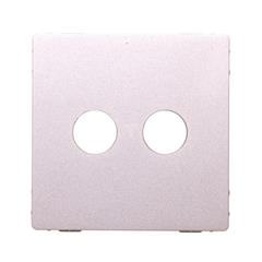 VALENA LIFE Plakietka gniazda pojedynczego banan  aluminium 755282