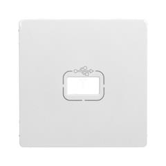 VALENA LIFE Plakietka gniazda USB biały 754750