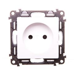 VALENA LIFE Gniazdo pojedyncze b/u biały 753116