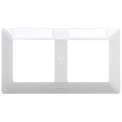 VALENA LIFE Ramka podwójna z etykietą biała 754012