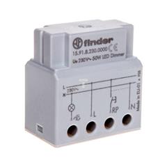 Elektroniczny przekaźnik impulsowy 230V AC ze ściemniaczem 500W do FCL i ściemnialnymi LED 15.91.8.230.0000
