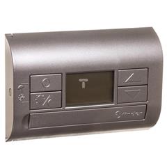 Termostat elektroniczny tytanowy funkcja dzień/noc-lato/zima 1P 5A 230V zasilanie bateryjne 1T.31.9.003.2200 