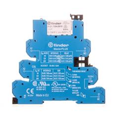 Przekaźnikowy moduł sprzęgający 6,2mm MasterPLUS 1P 6A 24VAC/DC styki AgNi zaciski sprężynowe 39.61.0.024.0060