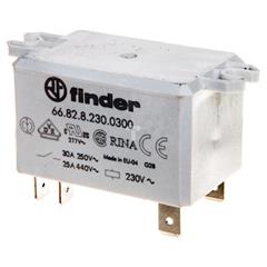 Przekaźnik 2Z 30A 230V AC na panel, Faston 250 66.82.8.230.0300